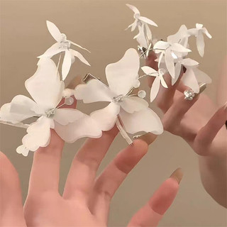 1 Chiếc Siêu Cổ Tích Lưới Bướm Kẹp Tóc Nữ Ngọt Rừng Series Nổ Bên Mỏ Vịt Kẹp Mũ Đội Đầu Mùa Hè Làm Đẹp Một Từ Kẹp