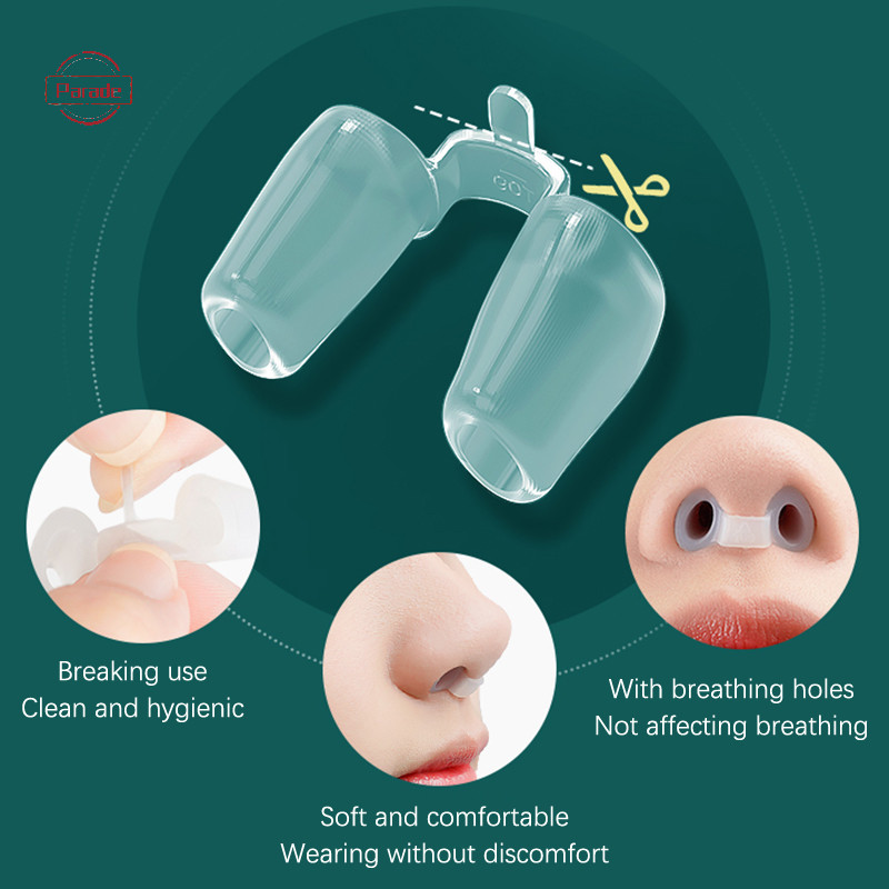 Cuộc diễu hành Sau phẫu thuật Nâng mũi Nostril Hỗ trợ Silicone Định hình Mũi Crooking Fixator Silica Gel Mũi Kẹp VN