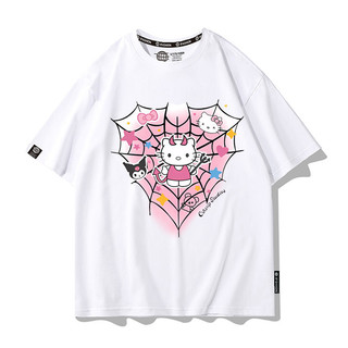 Áo thun ngắn tay Pompompurin và Hello Kitty Anime dễ thương dành cho bé gái Áo thun mùa hè vui nhộn