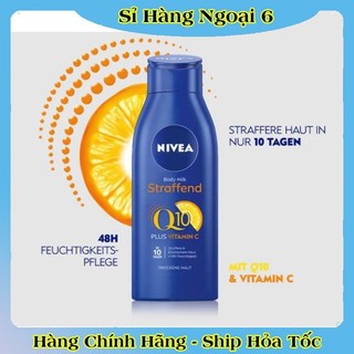 Dưỡng thể Nivea Q10 Vitamin C 400ML giúp sáng da, mềm mịn– Nội địa Đức Đủ Bill [Hot]