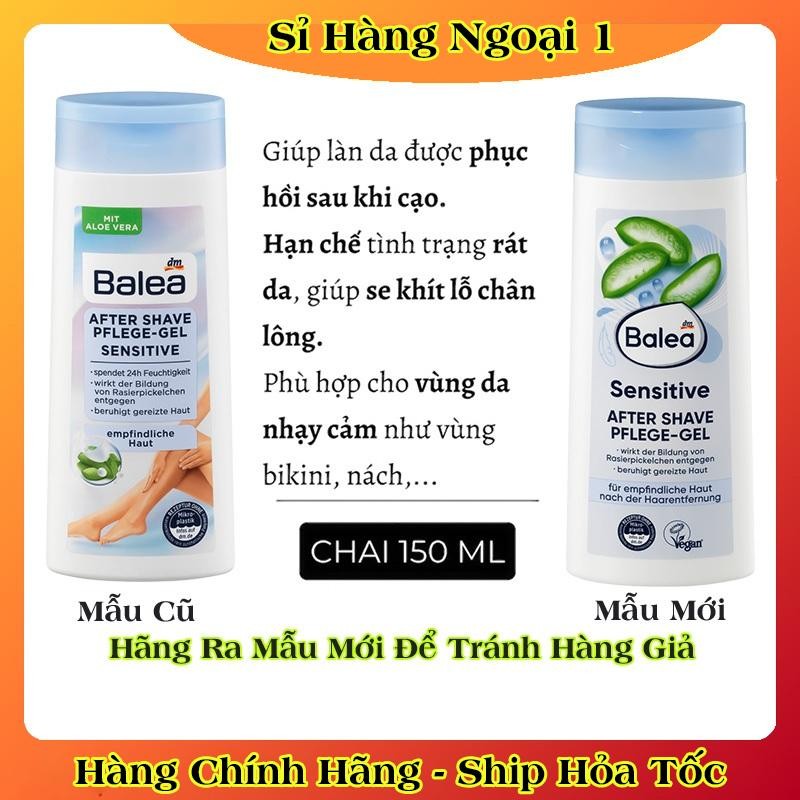 [CÓ CHE TÊN] Combo bộ Kem ức chế lông mọc chậm dưỡng da sau wax lông, cạo lông Balea Đức - Date mới Đủ Bill