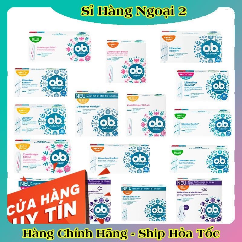 Băng vệ sinh Tampon Ob Đức - Date mới đủ Bill