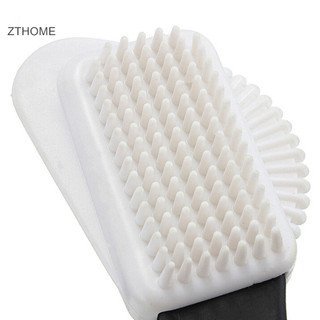 Bàn chải làm sạch 3 mặt ZTHOME Chic cho giày da lộn Nubuck Boot Cleaner HOT