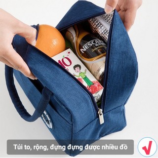 Túi Đựng Hộp Cơm Giữ Nhiệt Cao Cấp Lunch Bag Chống Thấm Nước FE123