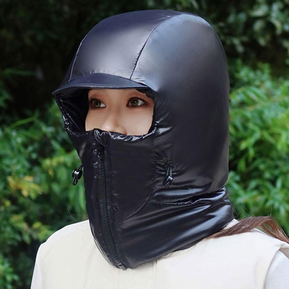 Mũ mùa đông THFENG dày chống gió, tích hợp mặt mũ lông ushanka, phù hợp cho nam và nữ