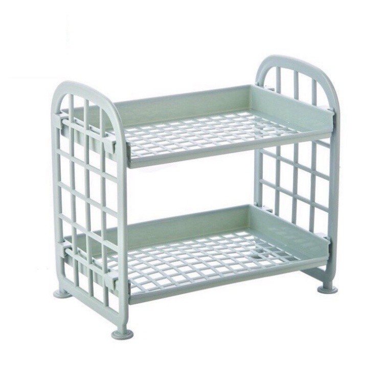 kệ 2 tầng mini nhà bếp nhà tắm tiện lợi C2201