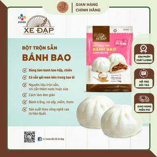 Bột Trộn Sẵn Bánh Bao CJ Cao Cấp Hiệu Xe Đạp 1Kg