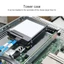 Yoo Solid Drive HDD Mount 2 5 3 5 Giá đỡ ổ cứng SSD cho máy tính để bàn Khe cắm PCI Tối ưu hóa độ bền không gian Xây dựng kim loại