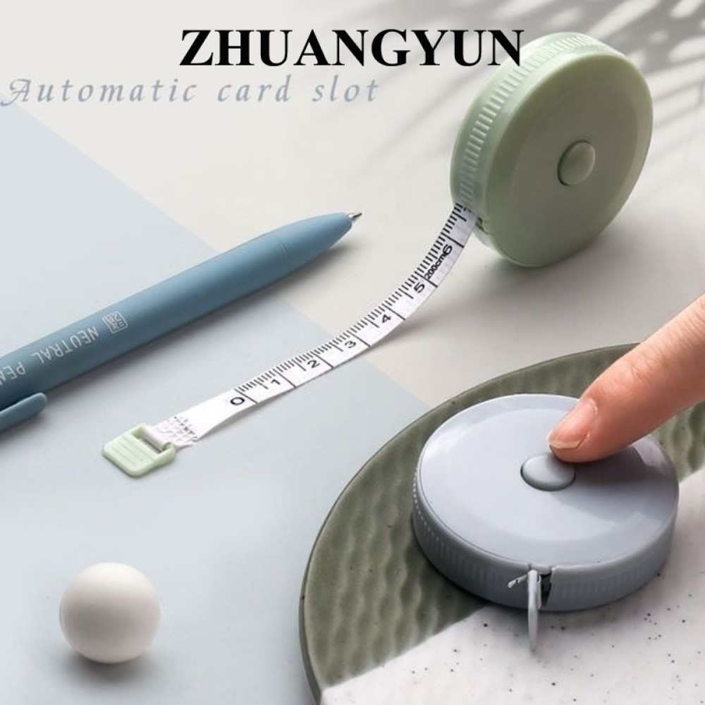 ? yakult ?Thước dây cuộn rút thu tự động hộp tròn 1.5 Mét - đo eo, vòng ...