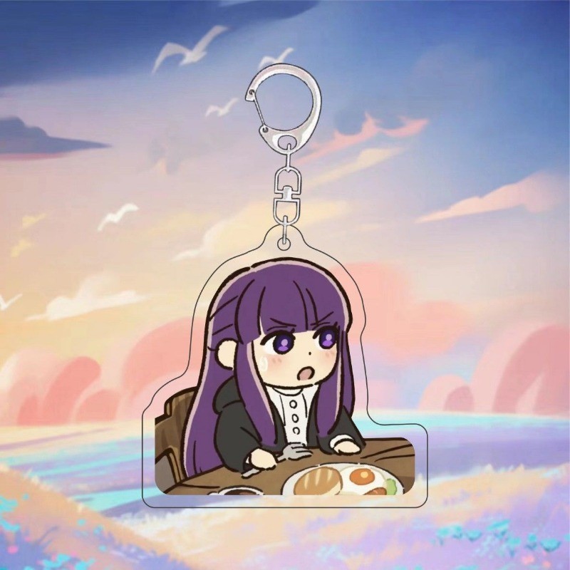 Fern ❈ Anime Móc Khóa Người Phụ Nữ Frieren Beyond Journeys End Acrylic Móc Chìa Khóa Túi Kawaii Pendent Phụ Kiện