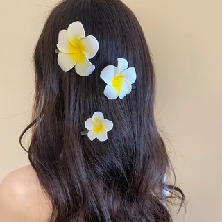 DREJEW Mùa Hè Mô Phỏng Hoa Trứng Kẹp Tóc Bên Bờ Biển Khu Nghỉ Dưỡng Phong Cách Kẹp Tóc Phụ Kiện Tóc Cao Cấp