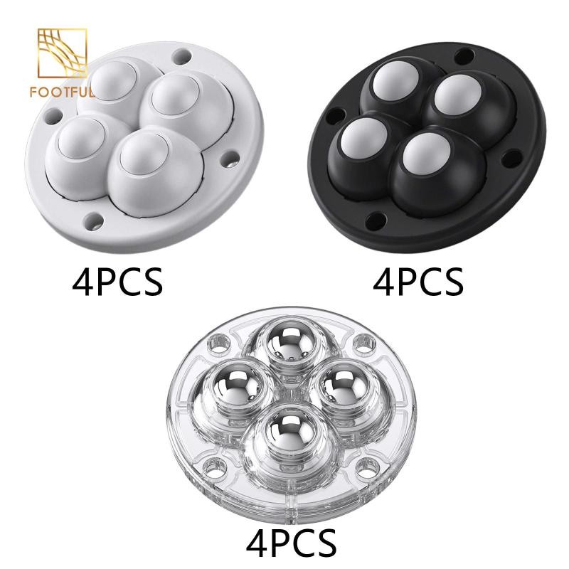 4 Bánh Xe Dính Bánh Xe 360 Đùi Tủ Nhà Nội Thất Ròng Rọc Bánh Xe Đa Năng Để Di Chuyển