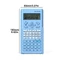 Máy tính chức năng GETVOW, 240 chức năng Máy tính khoa học kỹ thuật 12 chữ số 2 dòng, Phụ kiện bàn làm việc tiêu chuẩn đa chức năng Máy tính toán cho học sinh và giáo viên