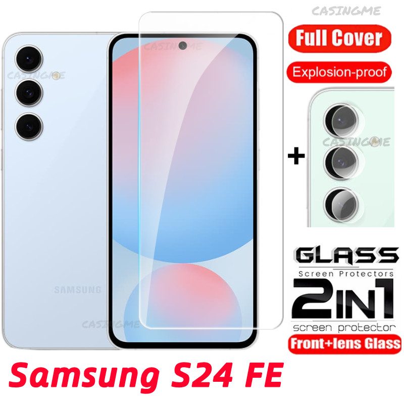 Samsung S25 FE 2024 Kính cường lực full cover cho Galaxy S24FE/S24/S25 Ultra/S25 Plus/S25 4G 5G; bảo vệ màn hình/mặt sau/camera