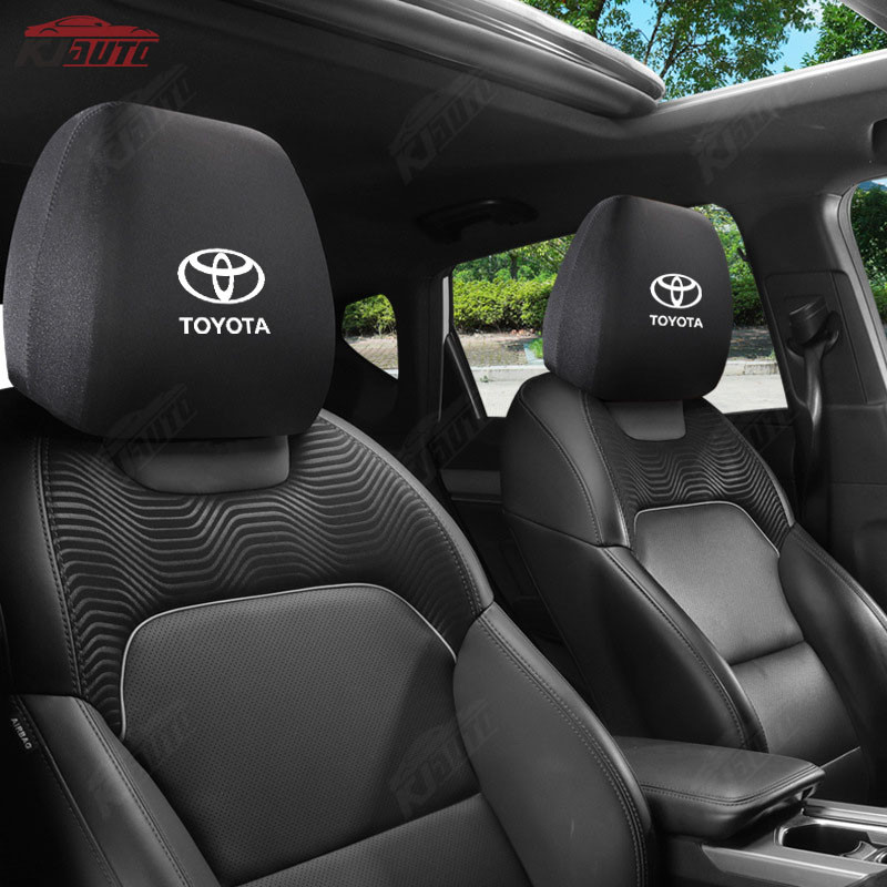 Vỏ bảo vệ tựa đầu ô tô Toyota Vỏ gối đa năng cho xe tải và xe buýt thoáng khí và chống bụi bẩn cho Veloz Raize Vios Avanza Innova Fortuner Corolla Rush Alphard Agya
