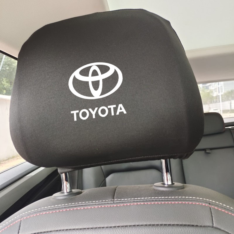 Vỏ bảo vệ tựa đầu ô tô Toyota Vỏ gối đa năng cho xe tải và xe buýt thoáng khí và chống bụi bẩn cho Veloz Raize Vios Avanza Innova Fortuner Corolla Rush Alphard Agya