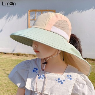 Mũ chống nắng trẻ em mùa hè che mặt chống tia cực tím