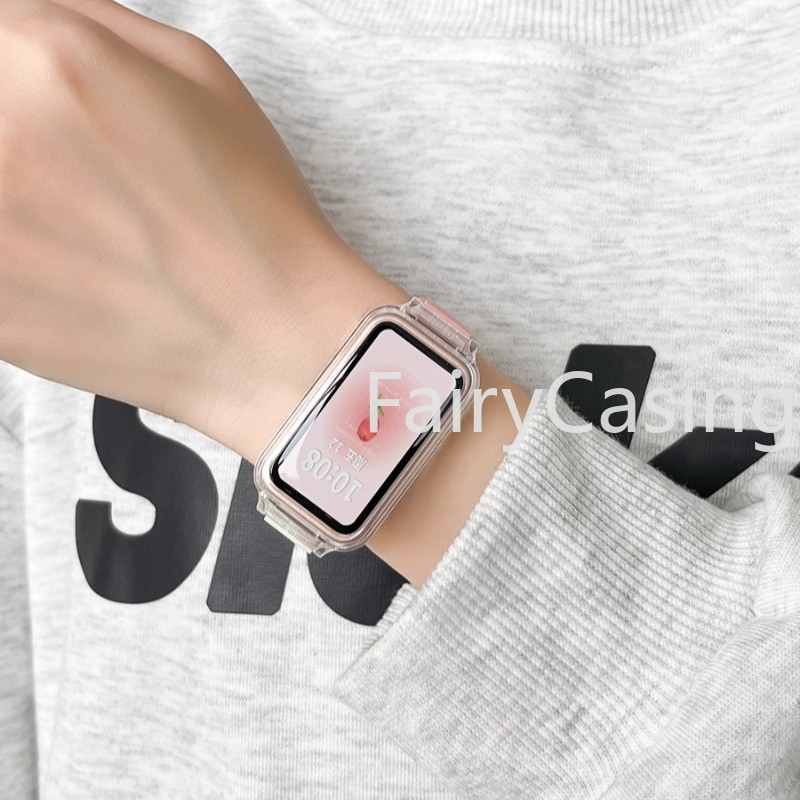 Dành Cho Huawei Fit 4 Pro 3 Honor Band 11Pro 10 9 7 6 NFC Dây Đeo Silicon Mềm Vòng Tay Thể Thao Thời Trang Dây Đeo Đồng Hồ Cho Huawei Band 9 / 8 6 / 6Pro / 7 Correa Thay Thế