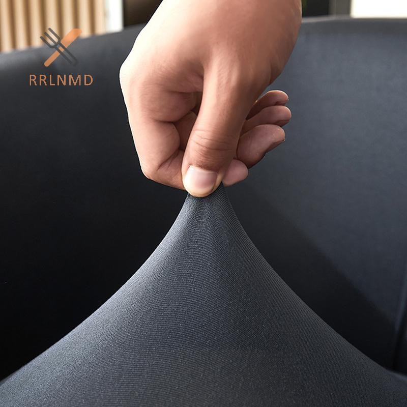 Rrlnmd Vỏ Sofa Đơn Câu Lạc Bộ Sofa Dành Cho Phòng Khách Co Giãn Thư Giãn Ghế Bảo Vệ Bao Màu Trơn Spandex Cho Gia Đình Khách Sạn MỚI