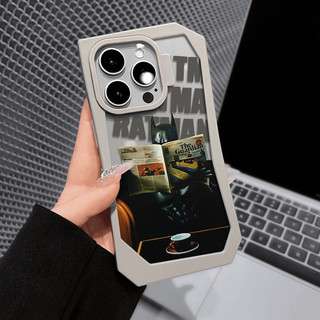 Hình dạng không đều Đọc báo Kinh doanh Batman Vỏ điện thoại cho iphone 16 15 14 13 12 11 Pro Max