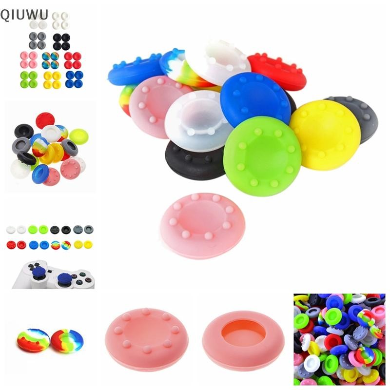 Qiuwu 10 chiếc Silicone Joy Thumb Stick Grips Cap Case cho PS3 PS4 Xbox One / 360.