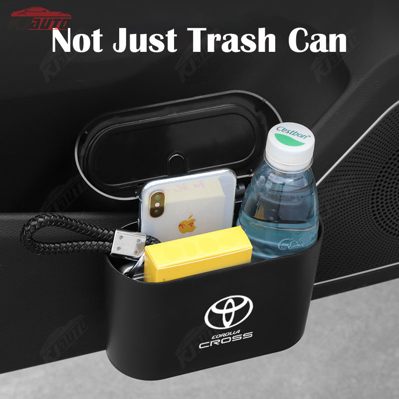 Toyota Corolla Cross Car Mounted Flip Type Thùng rác có thể ABS Hộp lưu trữ treo