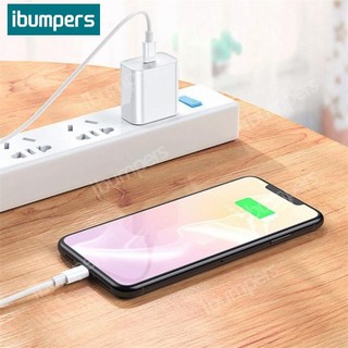 ibumpers Sạc Nhanh PD 20W USB C Sang L / Type-c Bộ sạc tường cho IPHONE IPAD