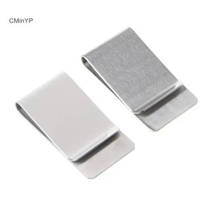 CMinYP Kim Loại Chất Lượng Cao Bút Đựng Tiền Kẹp Thời Trang Đơn Giản Thép Không Gỉ Kẹp Tiền Đô La Kẹp Tiền Ví Dành Cho Nam Nữ Vinh Quang