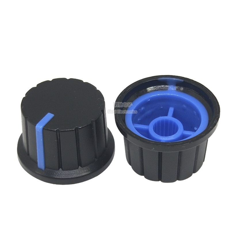 Núm nhựa hai màu 24x15mm, nắp núm, trục Torx, loại núm ống hút