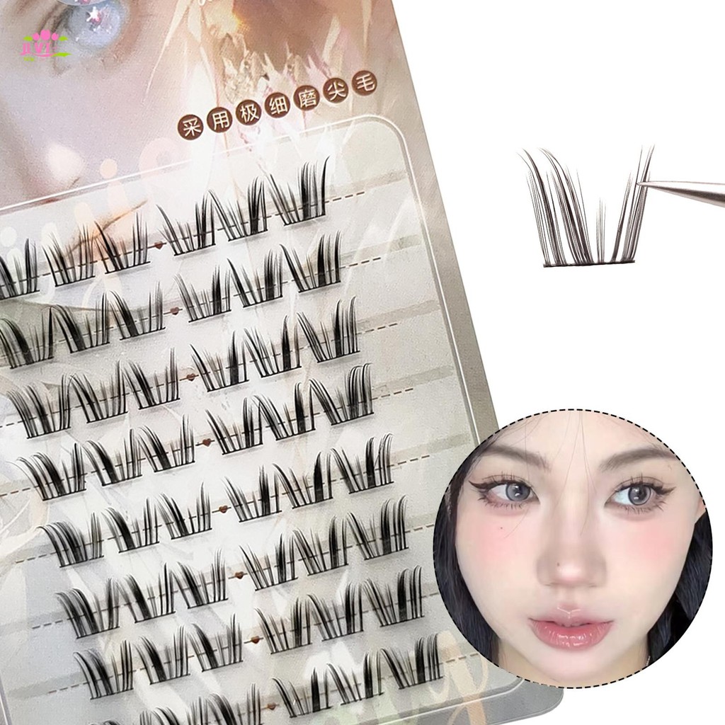 C Curl 7-13mm Cụm lông mi dày đặc Lông mi nhân tạo mềm mại để làm việc Tiệc sinh nhật và du lịch