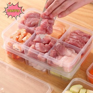 [PNPIA] Hộp chia thức ăn 6 ngăn - Hộp đựng thịt bằng nhựa tiện lợi VN