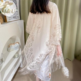 JU Capes Áo Poncho Ren Đi Biển Khăn Choàng Nữ Điều Hòa Khăn Đi Biển Mùa Hè Đi Biển Ngày Lễ Giải Trí Mũi Trung Quốc VN