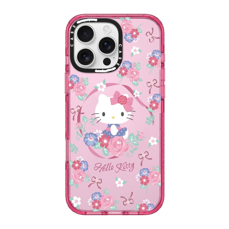 CASECASE X HelloKitty Ốp Lưng Màu Hồng Fizz Trong Suốt Cứng Hút Từ Tính Tác Động Dành Cho Apple IPhone 12 13 14 15 16 Pro Max Plus Có Hộp