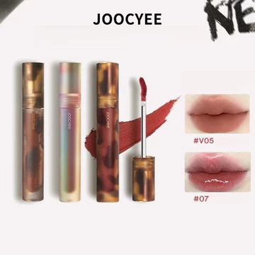 JOOCYEE Son kem bóng vỏ gương, son kem bóng nhung lì dưỡng ẩm