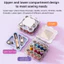 Bộ hộp chỉ kim may MONOSTYLE, Phụ kiện DIY Trang phục thủ công Bộ hộp may, Dụng cụ may cầm tay Mini Du lịch tại nhà