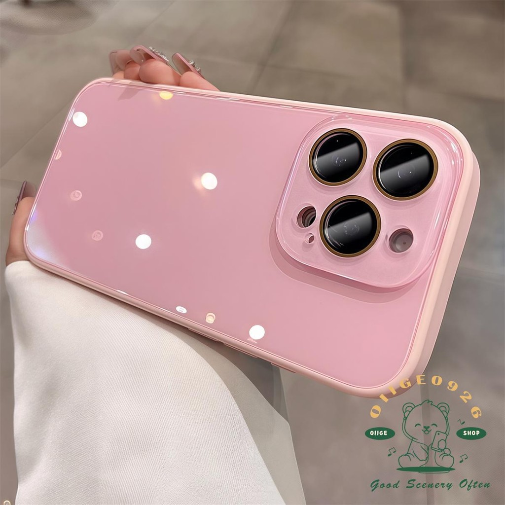 Vỏ thủy tinh lỏng Macaroon Vỏ điện thoại iphone16 Pro Max 15 14 13 12 11casing cho vỏ iPhone Vỏ mềm silicon TPU chống sốc