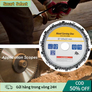 Đĩa cưa xích gắn máy mài, Lưỡi cưa xích gỗ T31，4inch 5inch 14 Răng Máy Mài Góc lưỡi cắt đĩa mài gỗ