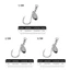 Móc Jigging, Móc Hỗ Trợ 2X Móc Kim Loại Tốc Độ Cao Mạnh Mẽ, Thìa Bền Spinner Vòng Bi Đơn Xoay 1 / 0 2 / 0 3 / 0 Móc Kim Sa Lấp Lánh Xoay Câu Cá
