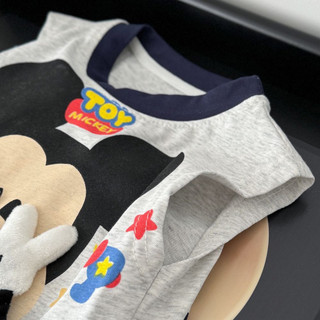 Mùa Hè Bé Trai Dễ Thương Bộ Áo Vest Trẻ Em Hoạt Hình Ba Chiều Búp Bê Top Bé Gái Sọc Quần Short Hai Mảnh Bộ