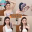 Băng Đô Quấn Tóc Iridescent Gradient Phù Hợp Mùa Hè, Có Răng Chống Trơn Trượt