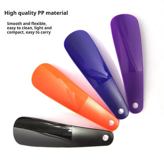 Mới Tay Cầm Ngắn Sừng Giày 16cm Nhựa Shoehorn Sử Dụng Nhà Thìa Giày Du Lịch Di Động Giày Nâng 1 Chiếc