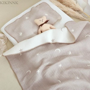KIKIN Chăn Cotton Di Động Cho Bé Trẻ Sơ Sinh Thu Đông In Hình Hoạt Hình Ném Chăn