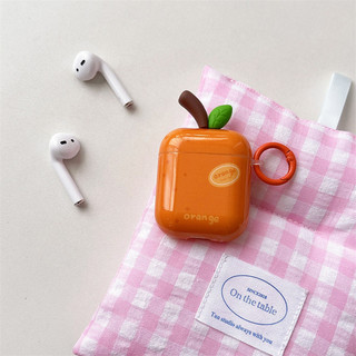 3D Quả Lê Cam Cho AirPods 1 / 2 3 Pro Pro2 pro3 Bộ Tai Nghe Airpods4 Vỏ Bảo Vệ Bluetooth Không Dây AirPods Pro i3 i4 pro3 Vỏ Bảo Vệ Tai Nghe