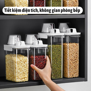 Hộp Ngũ Cốc Bền Đẹp BUNNIES HOUSE Với Thiết Kế Sang Trọng
