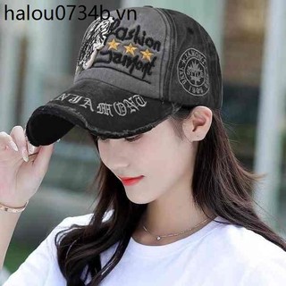 Mũ bóng chày nam nữ từ denim cotton nguyên chất, thời trang, chống nắng tốt cho các hoạt động ngoài trời và đường phố.
