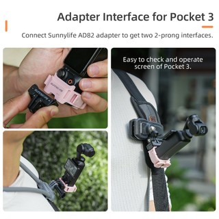 Dành Cho DJI OSMO POCKET 4 / 3 Phát Hành Nhanh Biên Giới Bộ Chuyển Đổi Lạnh boot Túi 3 Giao Diện Mở Rộng Hai Chiều Phụ Kiện camera