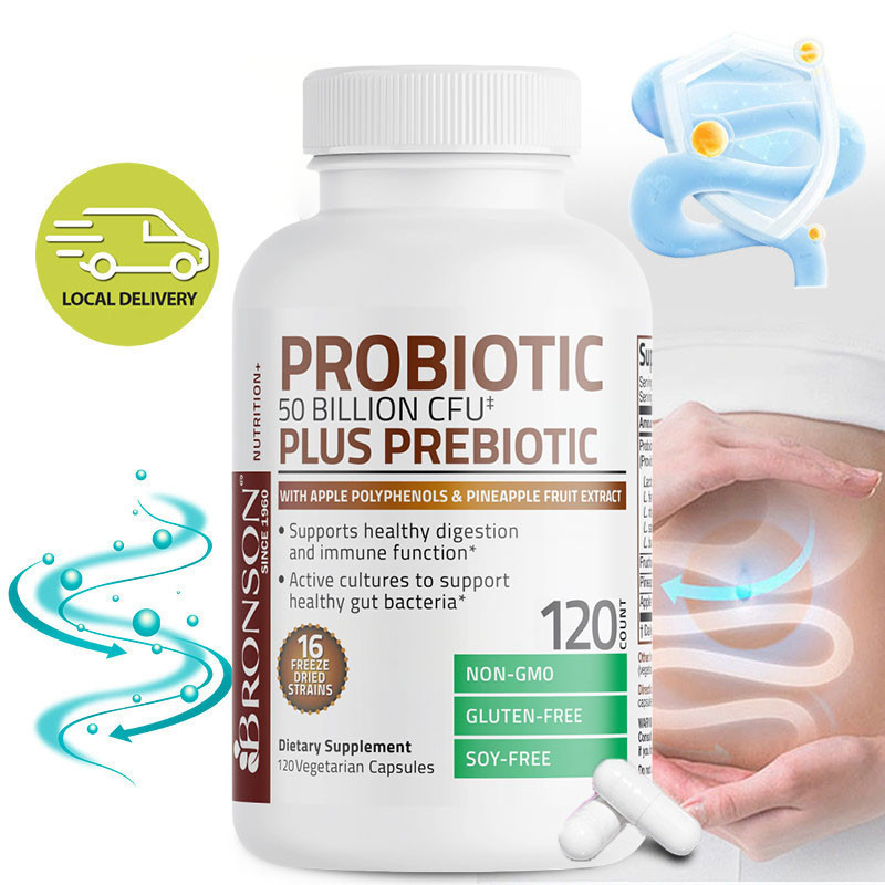 Bronson Probiotic 50 Billion CFU+ Cân bằng hệ vi sinh vật trong ruột ...