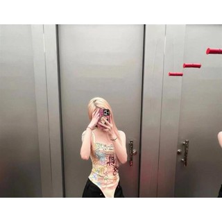 Áo Vest Graffiti Mùa Hè, Thiết Kế Gợi Cảm và Thời Trang Như Hot Girl - Phù Hợp Lễ Hội
