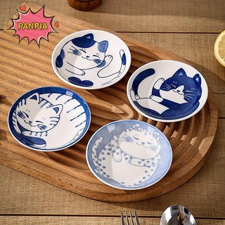 [PNPIA] Phong Cách Nhật Bản Gốm Sứ Món Tráng Miệng Đĩa Nước Bộ Đồ Ăn Sáng Tạo Hoạt Hình Dễ Thương Họa Tiết May Mắn Nước Trái Cây Hình Giọt Đĩa Sushi VN