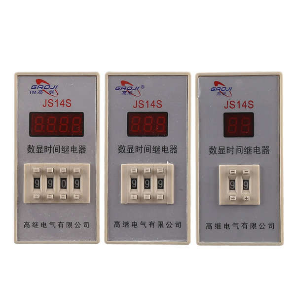 Rơle thời gian hiển thị kỹ thuật số đa chức năng JS14S 0,01 S-999H380V có đế 220V
